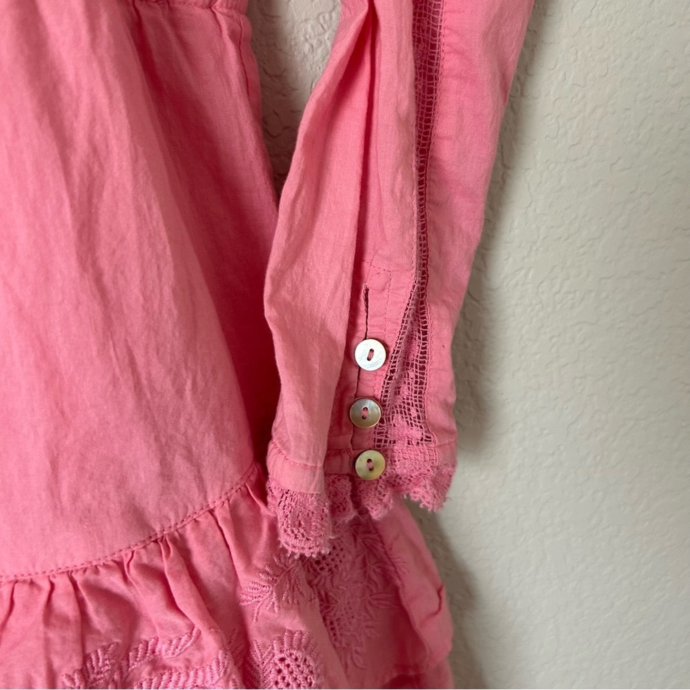 LoveShackFancy Sanaya Mini Dress in Pink - Picture 3 of 6